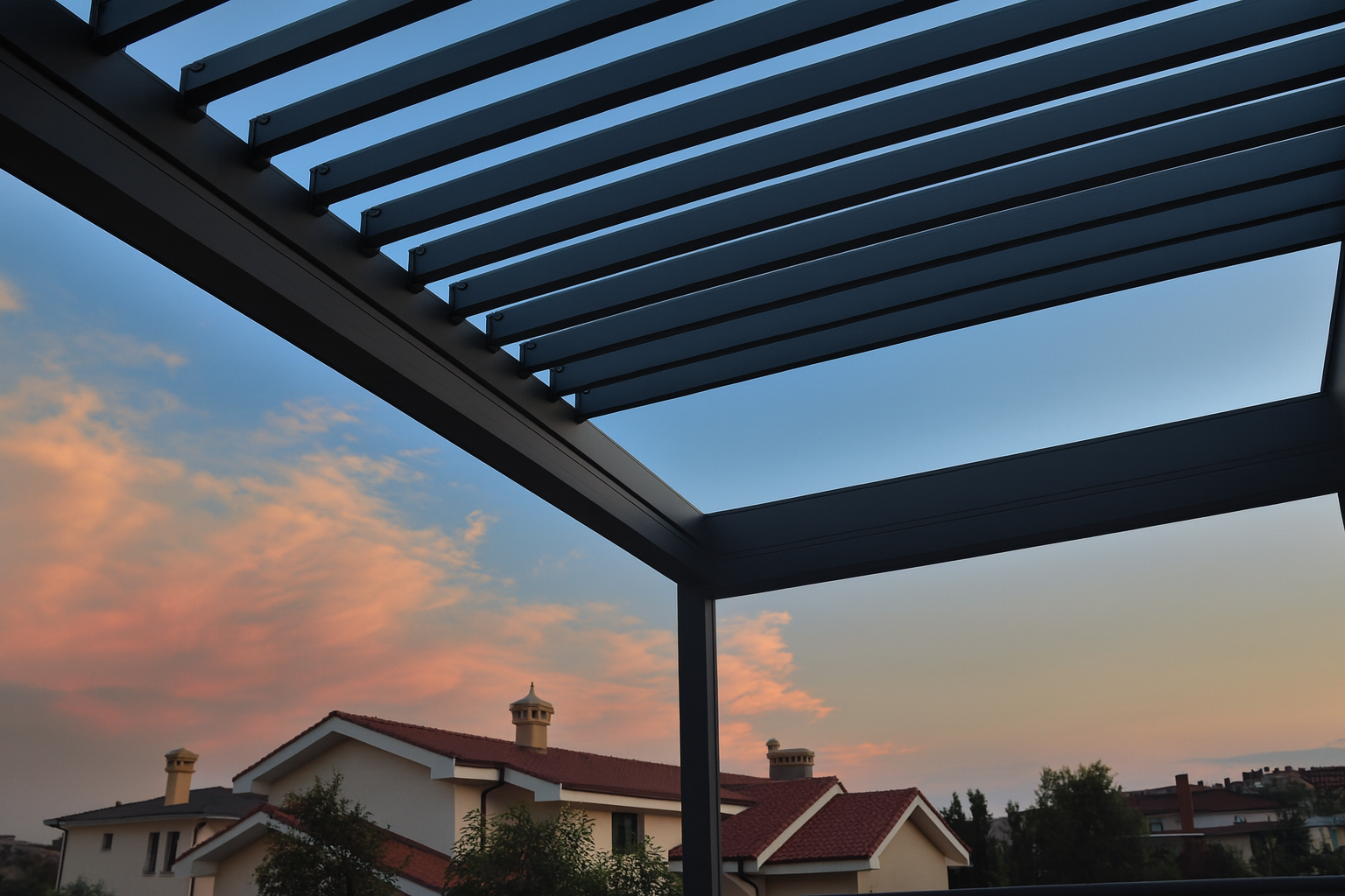 Rolling Roof Pergola görseli 1